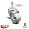 Service Caster Semi Steel Swivel TS Caster w/Roller Bearing - 3" Wheel & 3/8" Stem w/Brake SCC-TS20S315-SSR-TLB-381615 - alternate 4